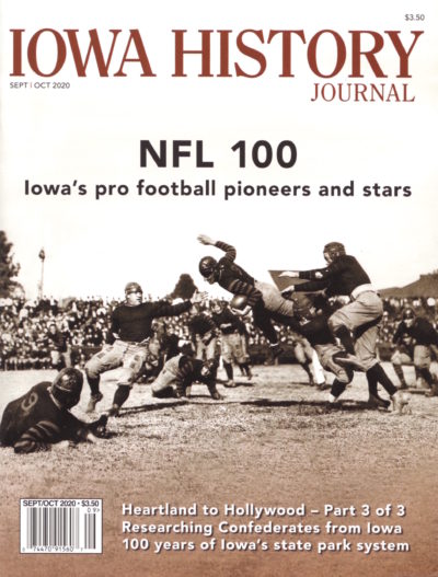 Volume 12, Issue 5 - NFL 100 Iowa's pro football pioneers and stars