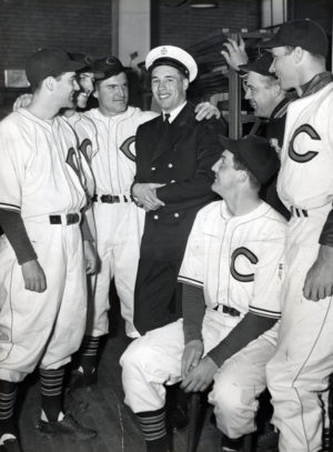 In 1939, 1940 and 1941, Bob Feller became the best pitcher in all of baseball, leading the American League in wins, innings pitched and strikeouts each season. But he was most proud of his service in the U.S. Navy during World War II. He was decorated with five campaign ribbons and eight battle stars. He is the only Chief Petty Officer in the Baseball Hall of Fame.