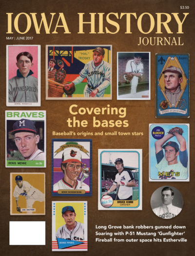 For our cover story, John Liepa chronicles the origins of baseball in Iowa and highlights some of the small-town players who made it to the Big Leagues, a few of whom are among his collection of rare baseball cards and photographs.